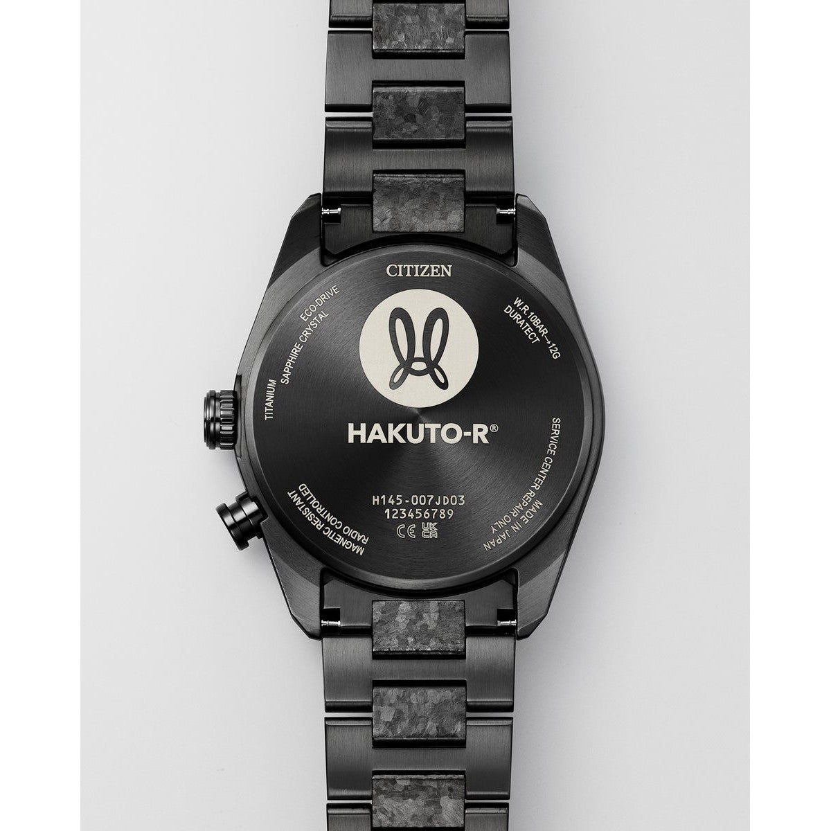 シチズン アテッサ HAKUTO-R コラボ 限定 第5弾 CITIZEN ATTESA エコドライブ 電波時計 腕時計 メンズ CB0285-63E ダイレクトフライト ACT Line ブラックチタニウム【2024 新作】