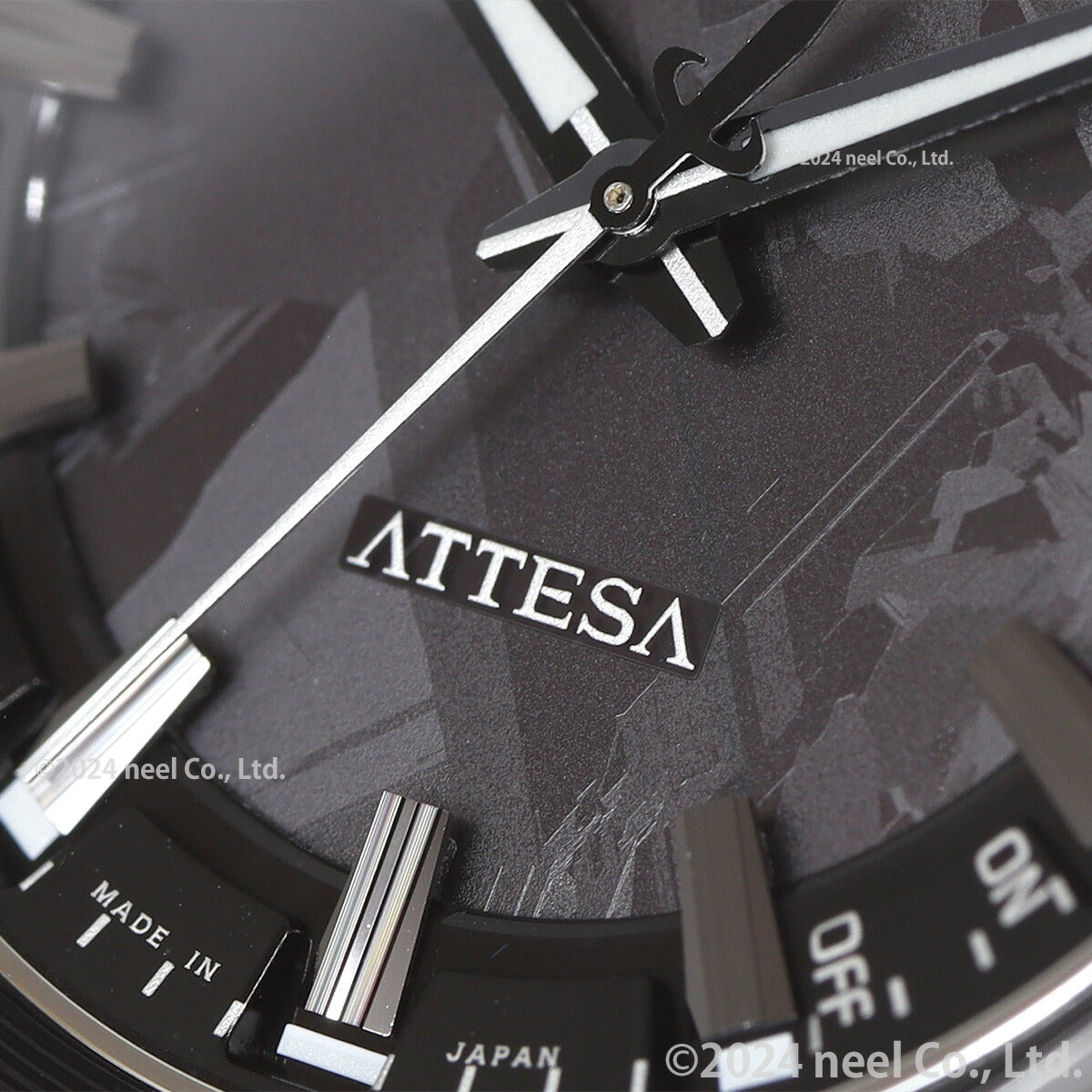 シチズン アテッサ HAKUTO-R コラボ 限定 第5弾 CITIZEN ATTESA エコドライブ 電波時計 腕時計 メンズ CB0285-63E ダイレクトフライト ACT Line ブラックチタニウム【2024 新作】