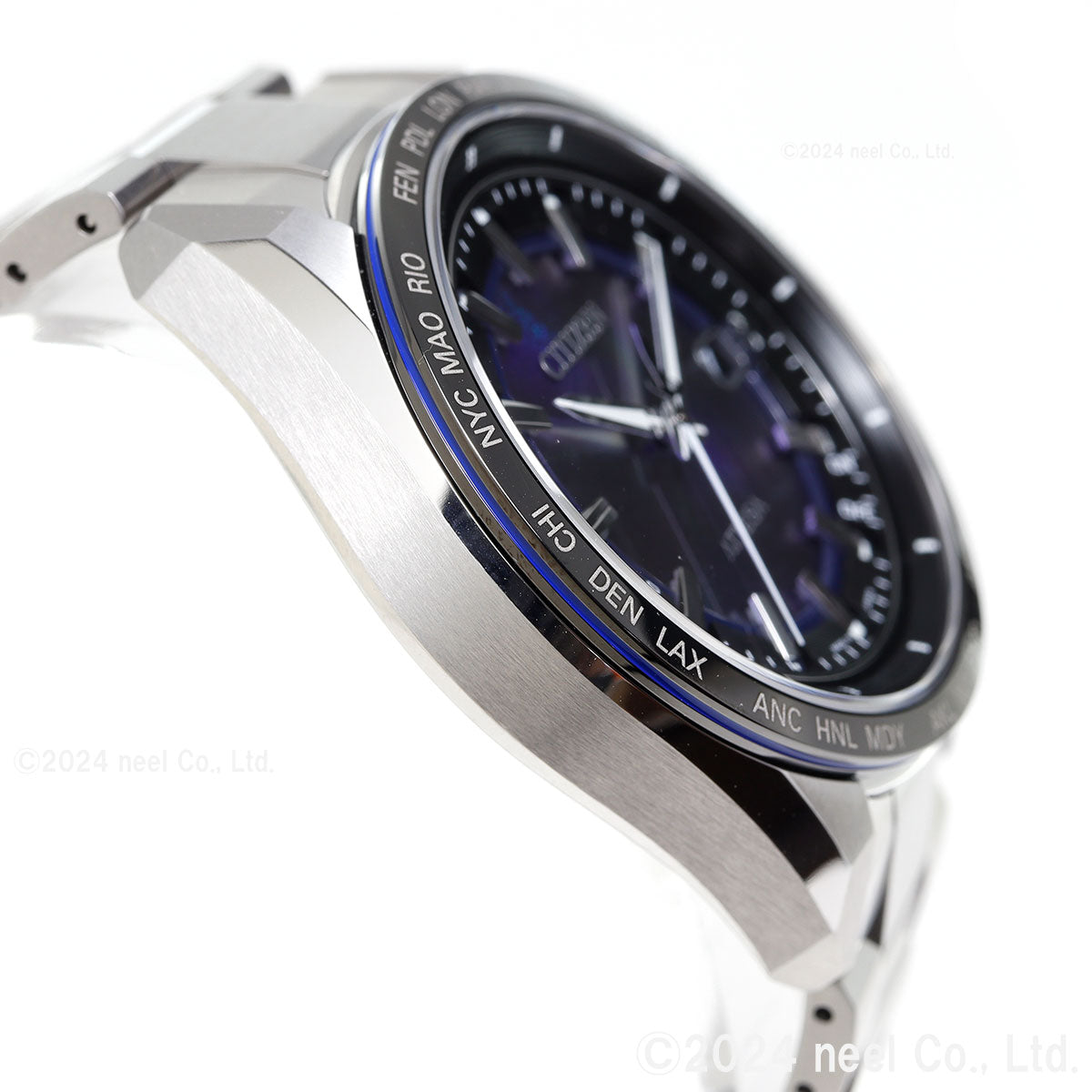 シチズン アテッサ CITIZEN ATTESA エコドライブ 電波時計 限定モデル 腕時計 メンズ CB0288-65L ダイレクトフライト ACT Line UNITE with BLUE【2025 新作】