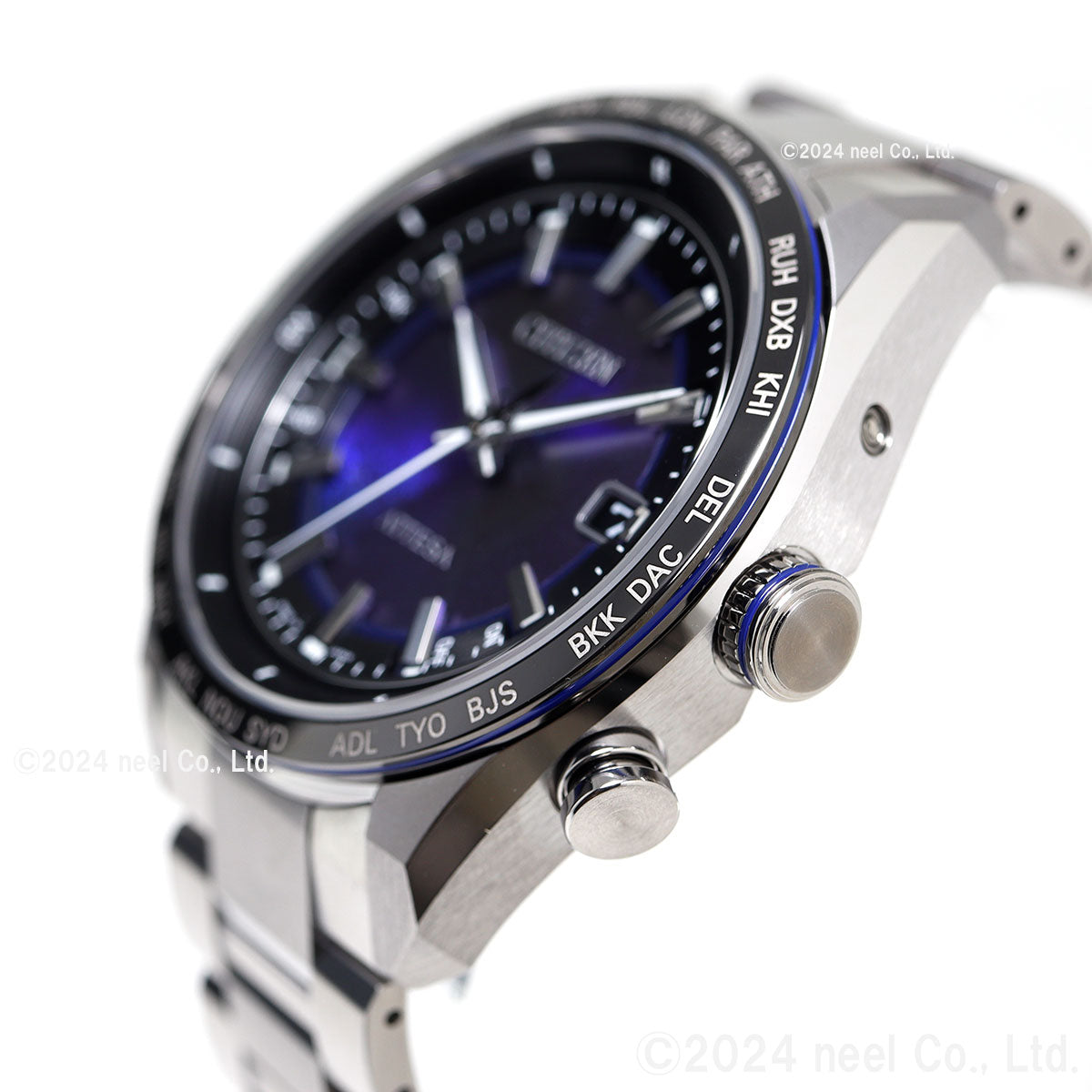 シチズン アテッサ CITIZEN ATTESA エコドライブ 電波時計 限定モデル 腕時計 メンズ CB0288-65L ダイレクトフライト ACT Line UNITE with BLUE【2025 新作】