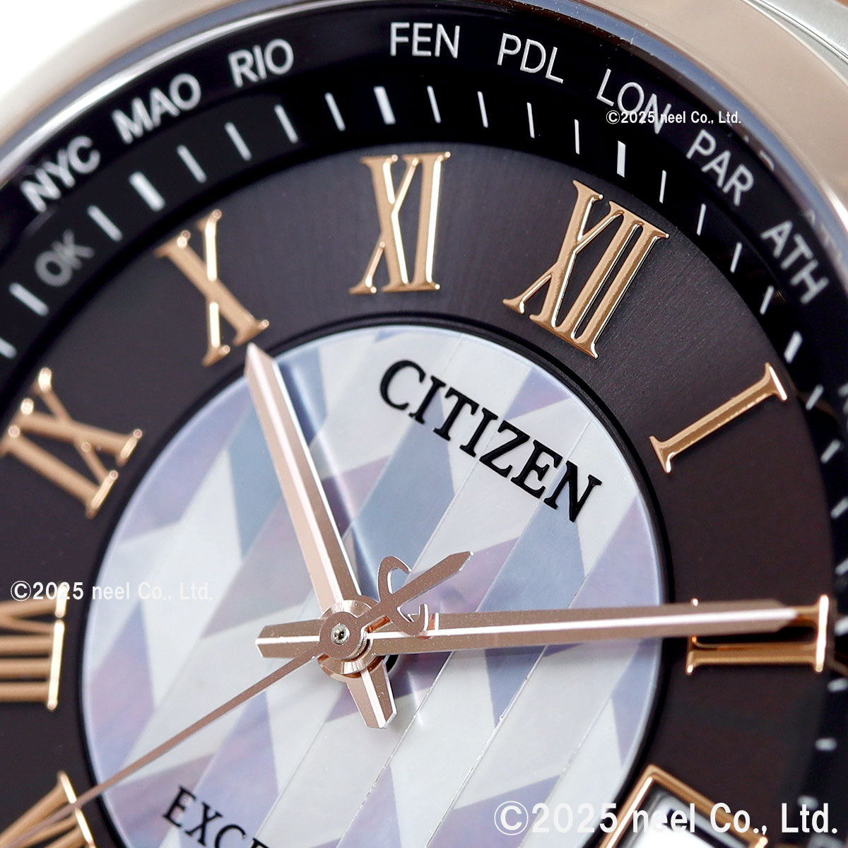シチズン エクシード CITIZEN EXCEED エコドライブ 電波時計 ダイレクトフライト「誓いの矢」限定モデル 腕時計 メンズ CB1115-68W【2025 新作】