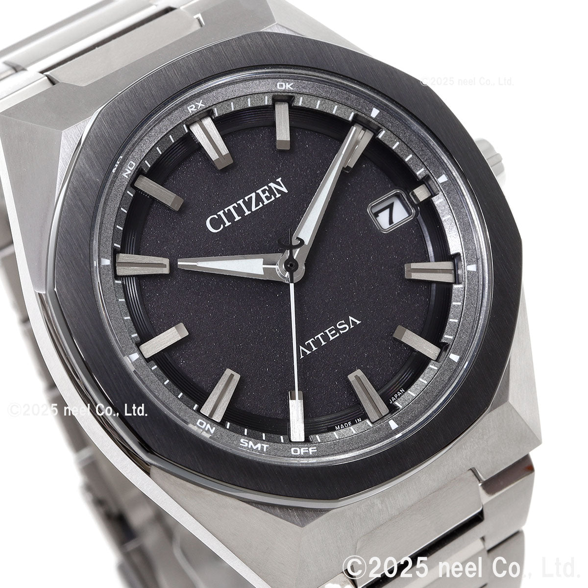 シチズン アテッサ CITIZEN ATTESA エコドライブ 電波時計 腕時計 メンズ CB3044-55E ダブルダイレクトフライト ACT Line【2025 新作】