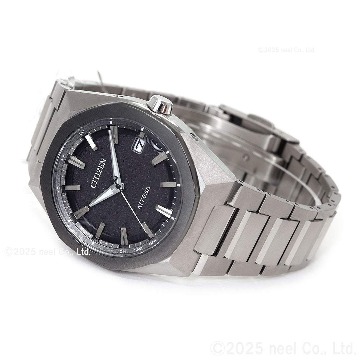 シチズン アテッサ CITIZEN ATTESA エコドライブ 電波時計 腕時計 メンズ CB3044-55E ダブルダイレクトフライト ACT Line【2025 新作】