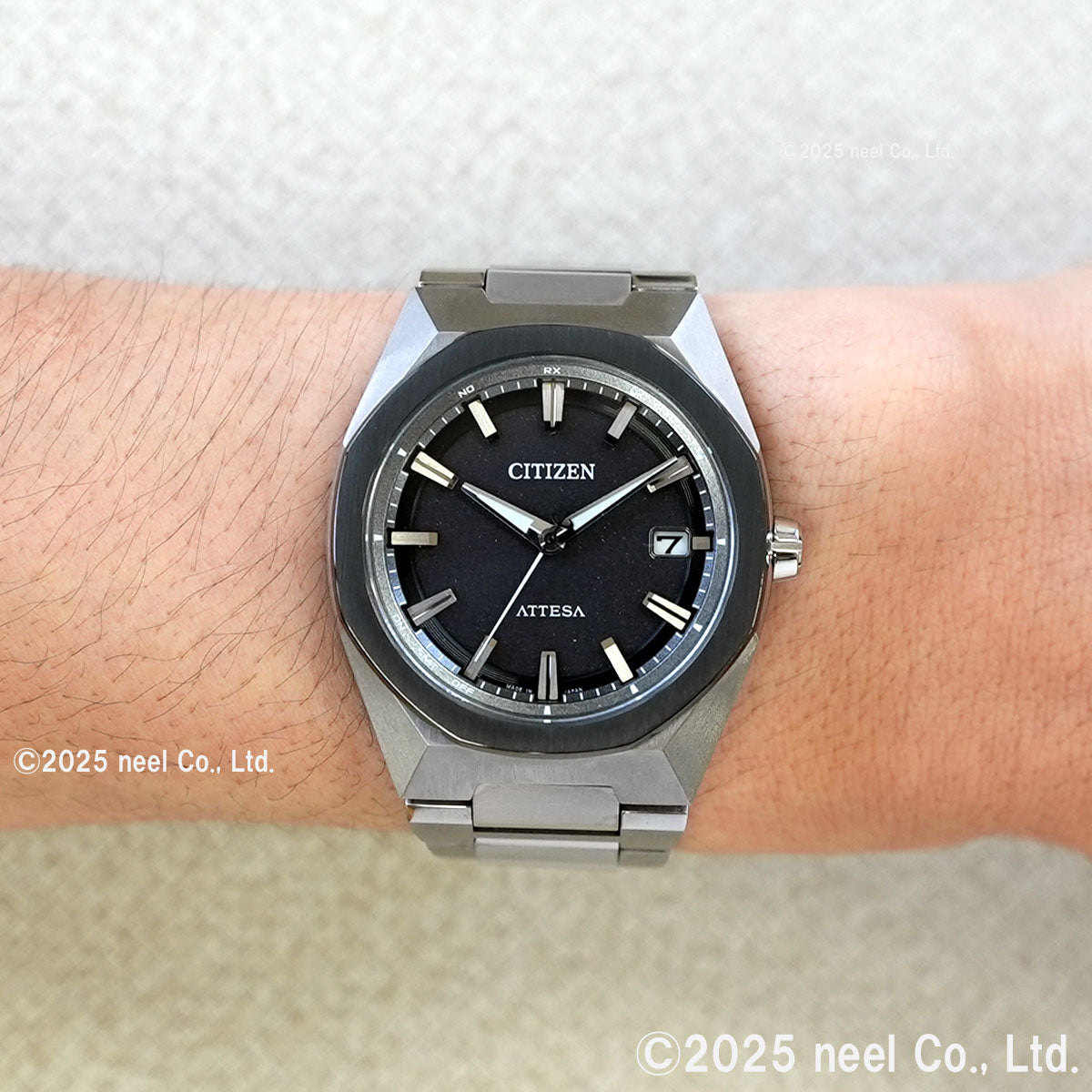 シチズン アテッサ CITIZEN ATTESA エコドライブ 電波時計 腕時計 メンズ CB3044-55E ダブルダイレクトフライト ACT Line【2025 新作】