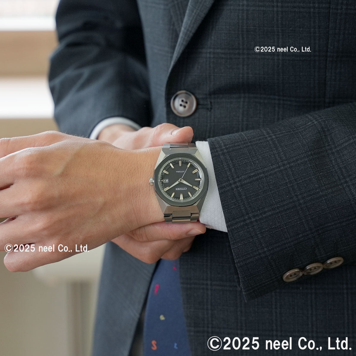 シチズン アテッサ CITIZEN ATTESA エコドライブ 電波時計 腕時計 メンズ CB3044-55E ダブルダイレクトフライト ACT Line【2025 新作】