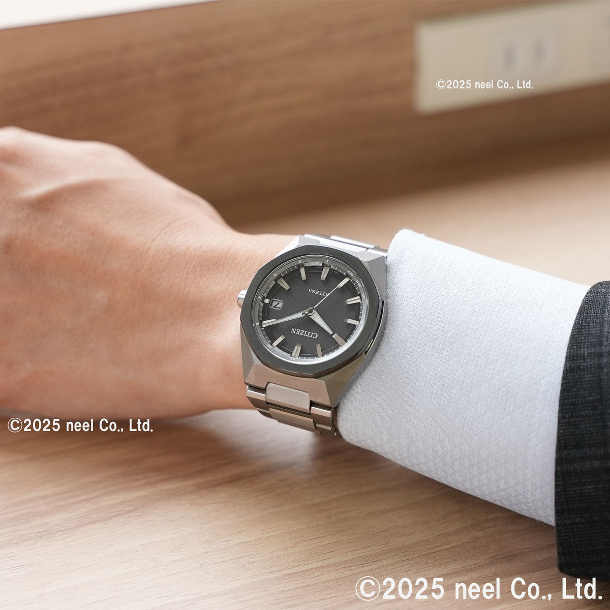 シチズン アテッサ CITIZEN ATTESA エコドライブ 電波時計 腕時計 メンズ CB3044-55E ダブルダイレクトフライト ACT Line【2025 新作】