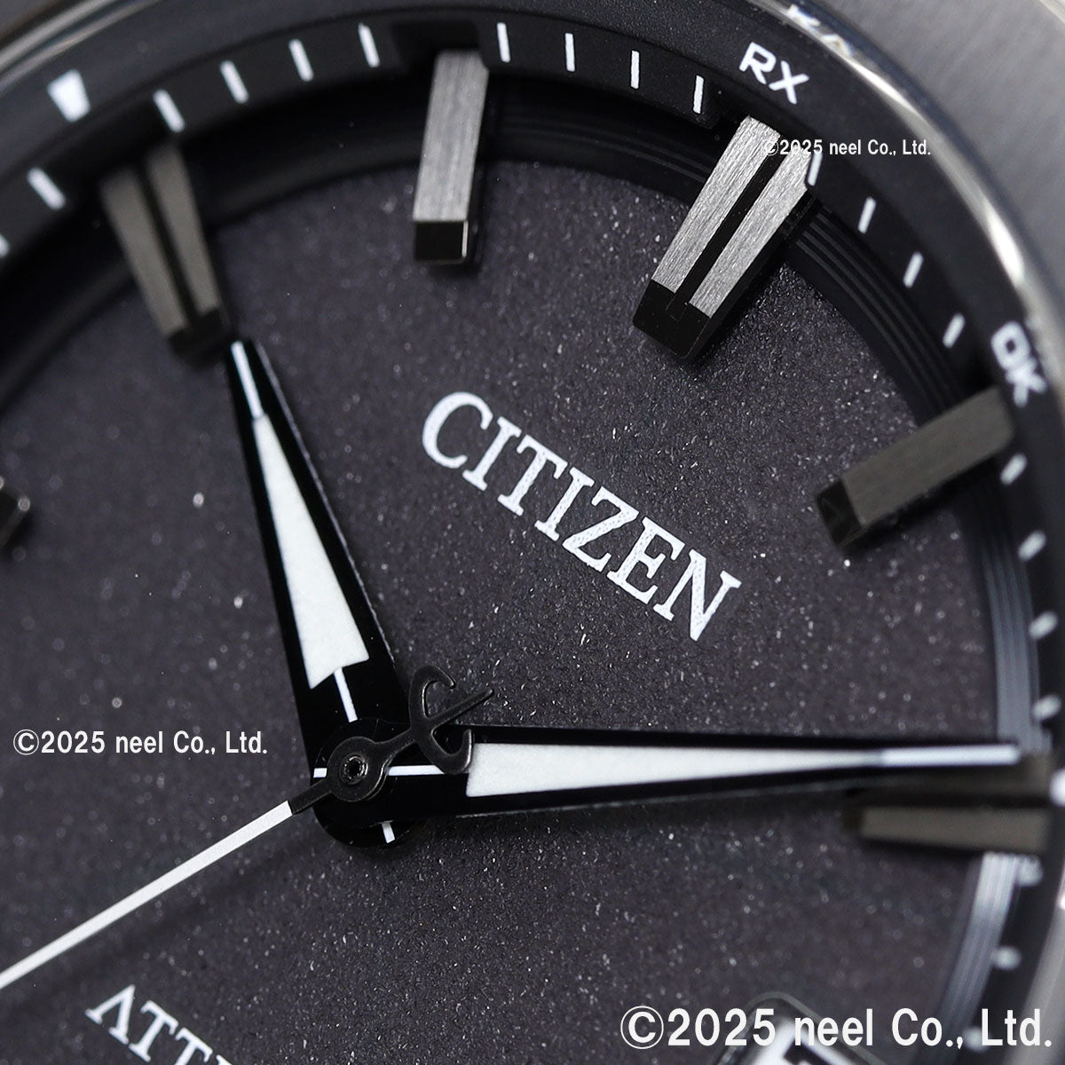 シチズン アテッサ CITIZEN ATTESA エコドライブ 電波時計 腕時計 メンズ CB3045-61E ダブルダイレクトフライト ACT Line ブラックチタニウム【2025 新作】