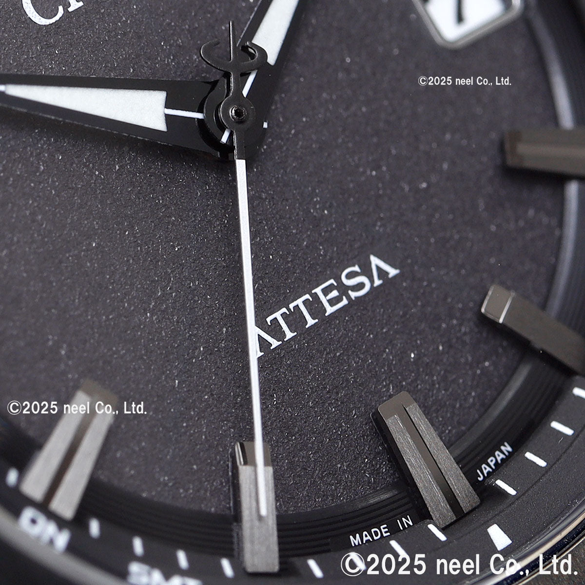 シチズン アテッサ CITIZEN ATTESA エコドライブ 電波時計 腕時計 メンズ CB3045-61E ダブルダイレクトフライト ACT Line ブラックチタニウム【2025 新作】