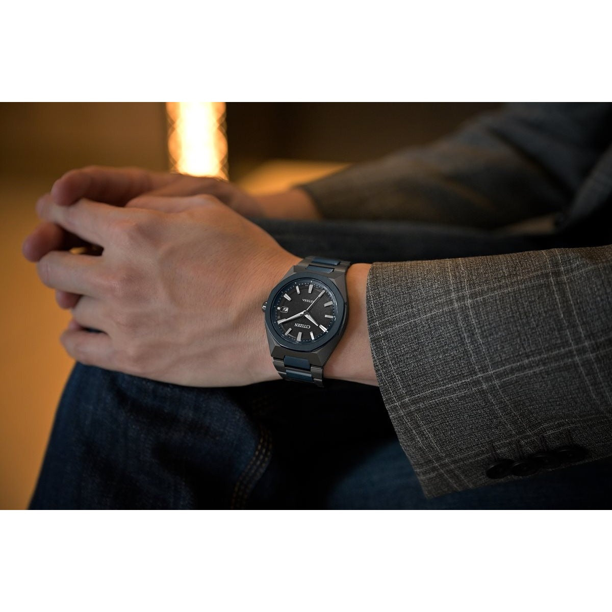 シチズン アテッサ CITIZEN ATTESA エコドライブ 電波時計 限定 腕時計 CB3046-76E ダイレクトフライト ACT Line Blue Universe Collection 第2弾【2025 新作】