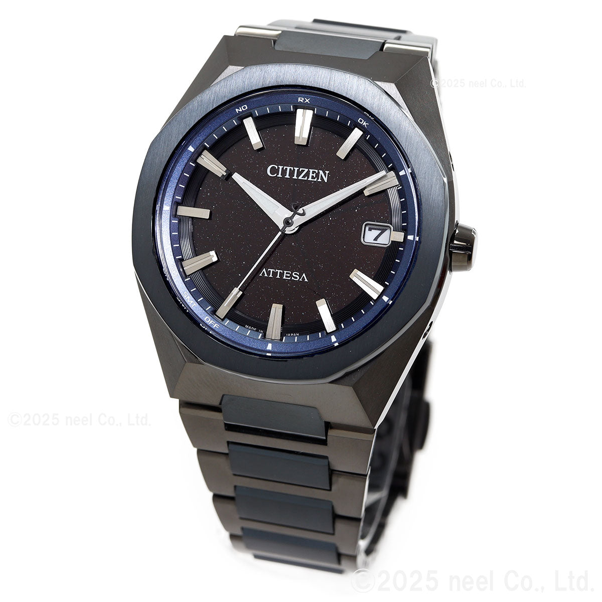 シチズン アテッサ CITIZEN ATTESA エコドライブ 電波時計 限定 腕時計 CB3046-76E ダイレクトフライト ACT Line Blue Universe Collection 第2弾【2025 新作】