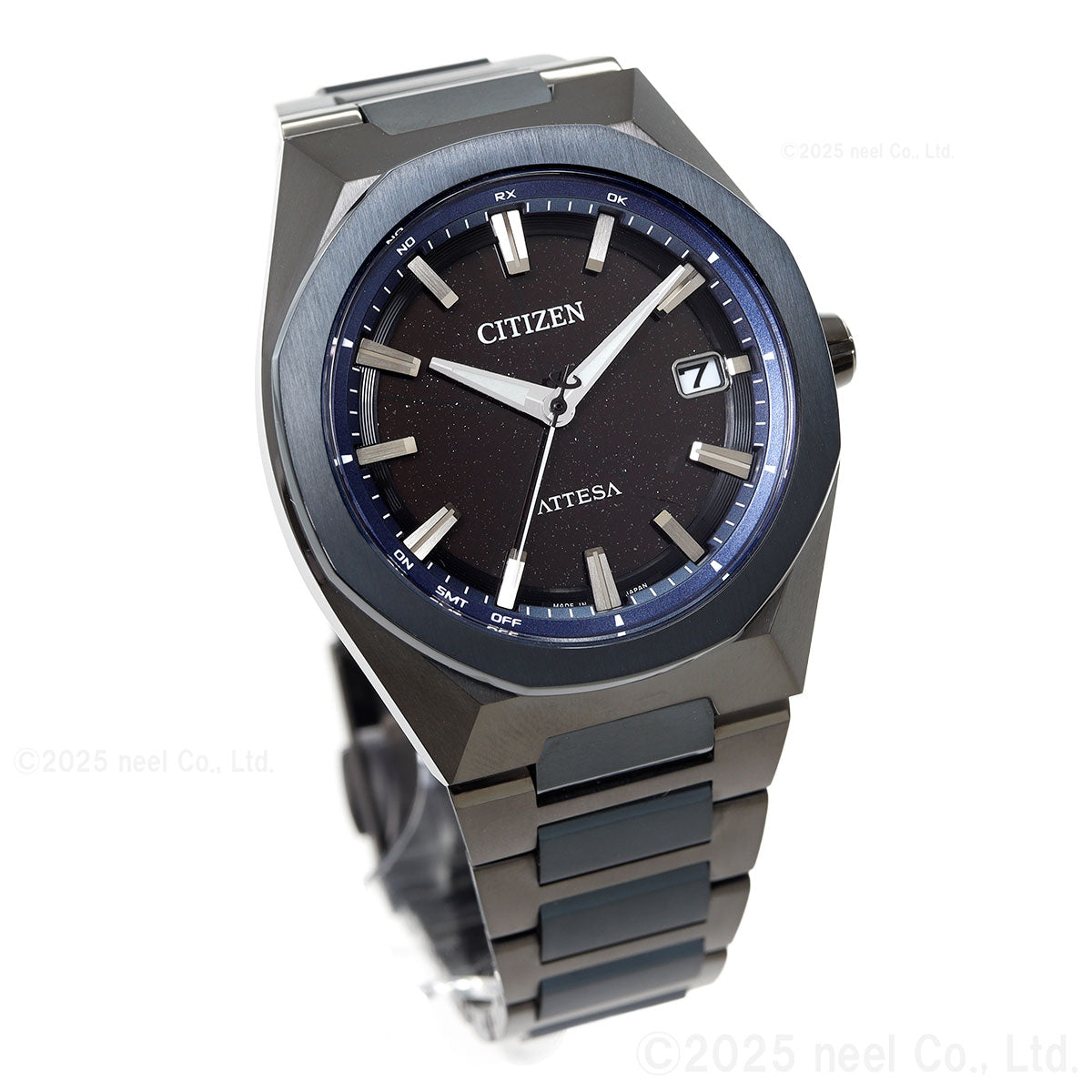 シチズン アテッサ CITIZEN ATTESA エコドライブ 電波時計 限定 腕時計 CB3046-76E ダイレクトフライト ACT Line Blue Universe Collection 第2弾【2025 新作】