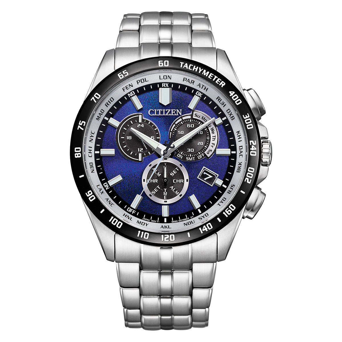 シチズンコレクション CITIZEN COLLECTION エコ ドライブ 電波時計 限定モデル 腕時計 メンズ ダイレクトフライト CB5874-81L UNITE with BLUE【2025 新作】