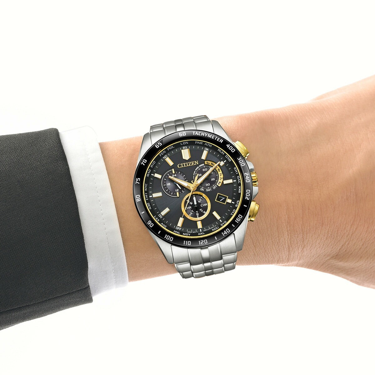 シチズンコレクション CITIZEN COLLECTION エコ ドライブ 電波時計 限定モデル 腕時計 メンズ ダイレクトフライト CB5879-53E HINODE COLLECTION【2025 新作】