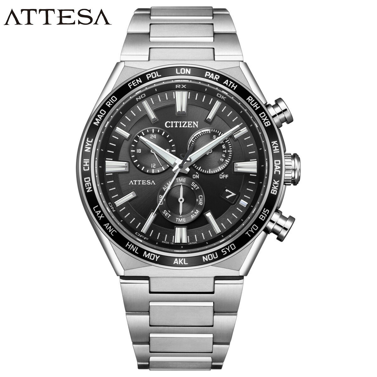 シチズン アテッサ エコドライブ 電波時計 CB5966-69E ダイレクトフライト 腕時計 メンズ CITIZEN ATTESA ACT Line【2024 新作】