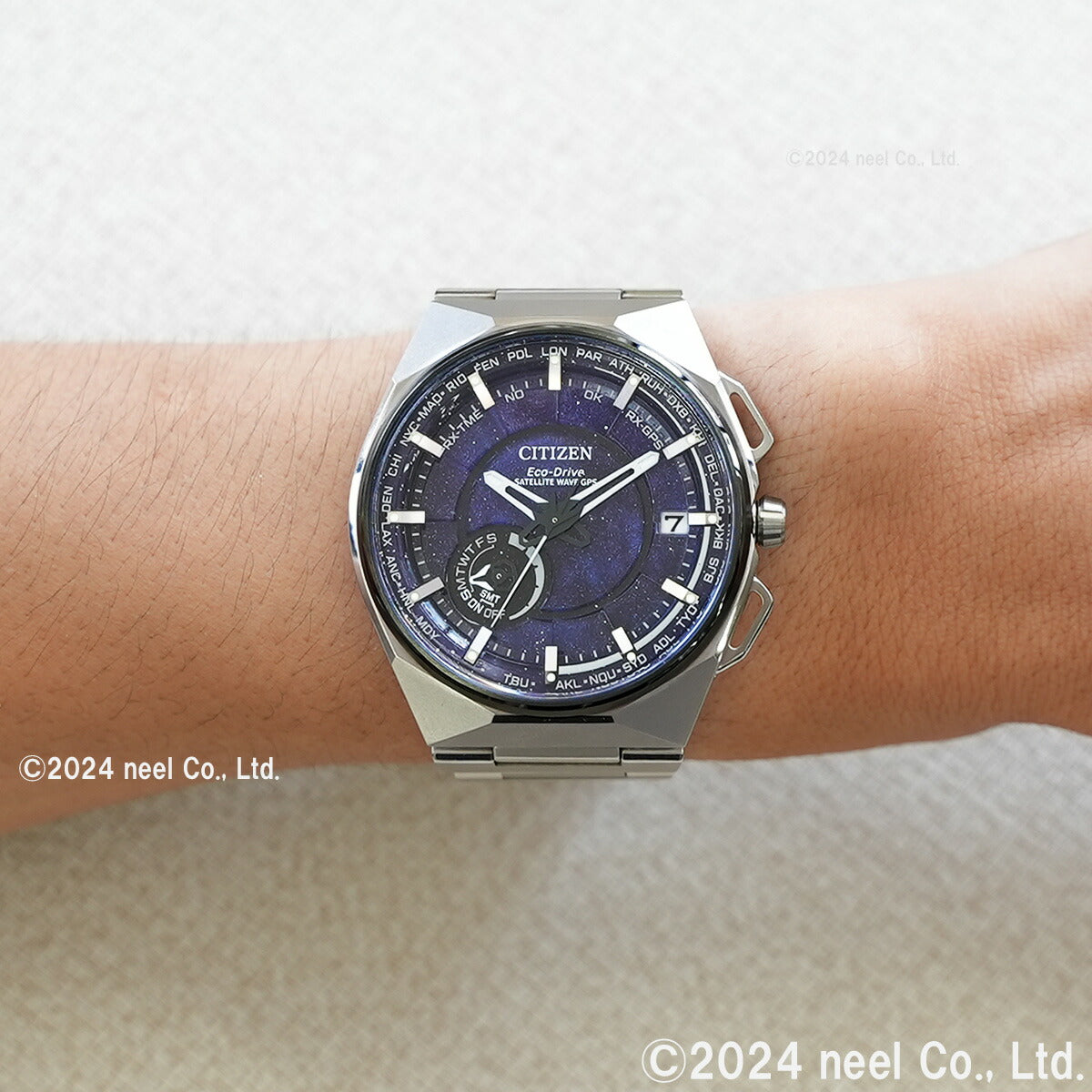 シチズン クリエイティブ ラボ CITIZEN CREATIVE LAB エコドライブ GPS衛星電波時計 Satellite Wave X 腕時計 メンズ CC3097-52L【2024 新作】