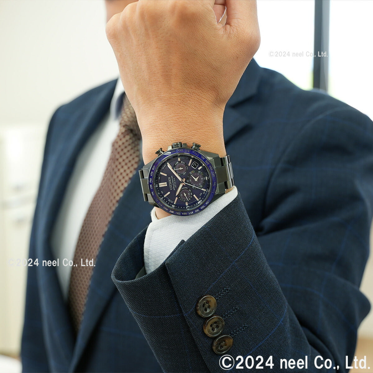 シチズン アテッサ CITIZEN ATTESA エコドライブ GPS衛星電波時計 腕時計 メンズ CC4059-64L ダブルダイレクトフライト ACT Line【2024 新作】
