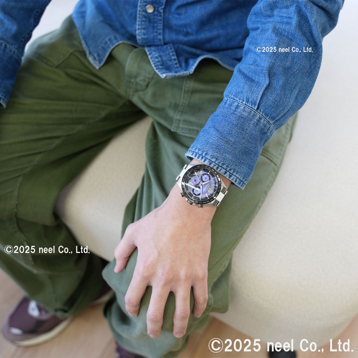 シチズン アテッサ CITIZEN ATTESA エコドライブ GPS電波時計 限定モデル 腕時計 メンズ CC4075-50L ダブルダイレクトフライト ACT Line UNITE with BLUE【2025 新作】