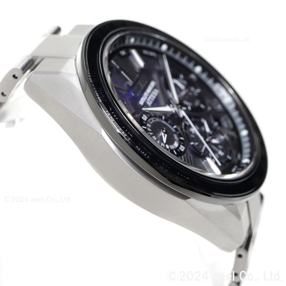 シチズン アテッサ CITIZEN ATTESA エコドライブ GPS電波時計 限定モデル 腕時計 メンズ CC4075-50L ダブルダイレクトフライト ACT Line UNITE with BLUE【2025 新作】