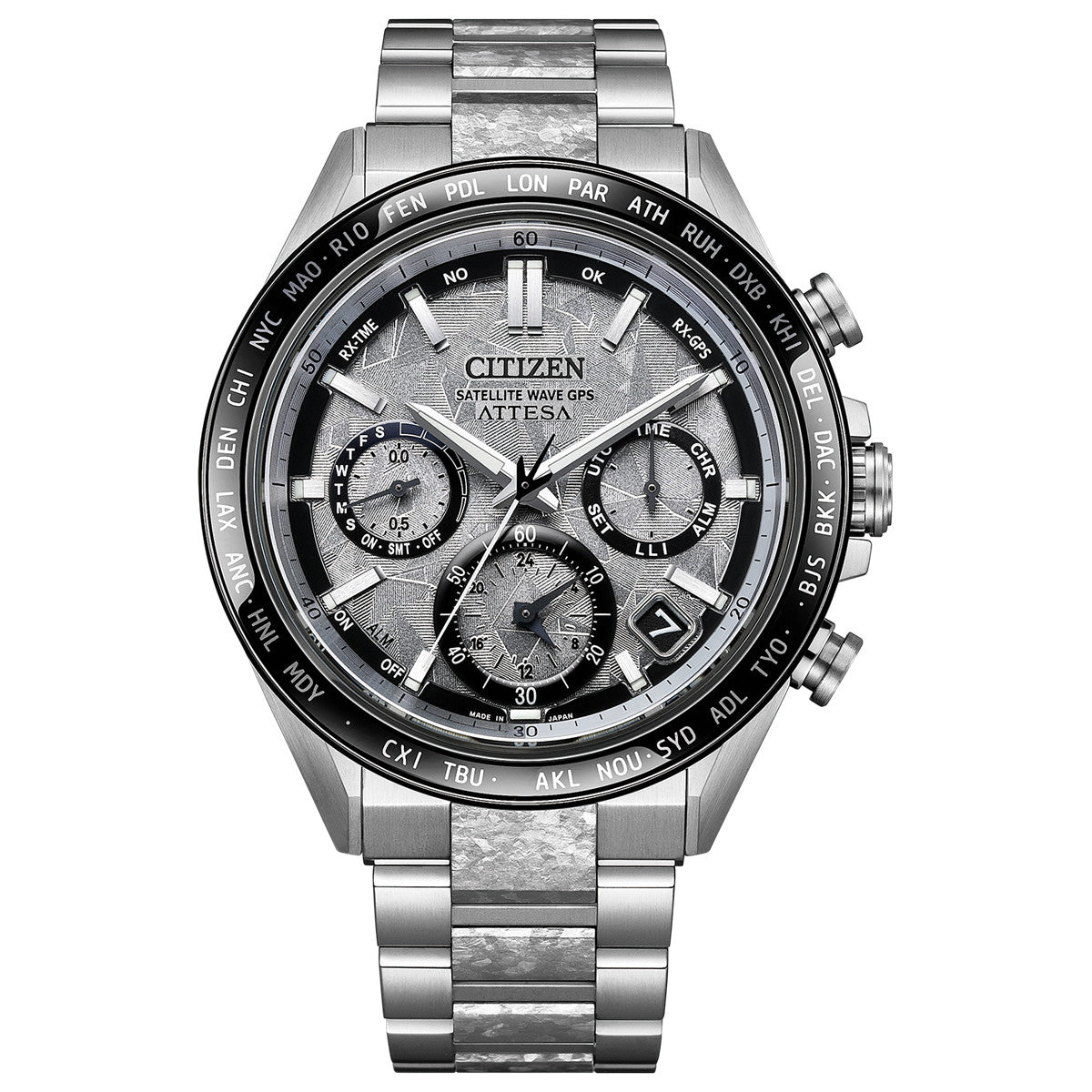 シチズン アテッサ CITIZEN ATTESA エコドライブ GPS衛星電波時計 限定 CC4076-65A ダブルダイレクトフライト ACT Line Platinum Shine Collection【2025 新作】