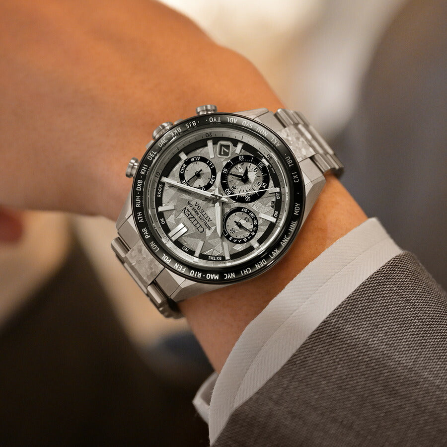 シチズン アテッサ CITIZEN ATTESA エコドライブ GPS衛星電波時計 限定 CC4076-65A ダブルダイレクトフライト ACT Line Platinum Shine Collection【2025 新作】