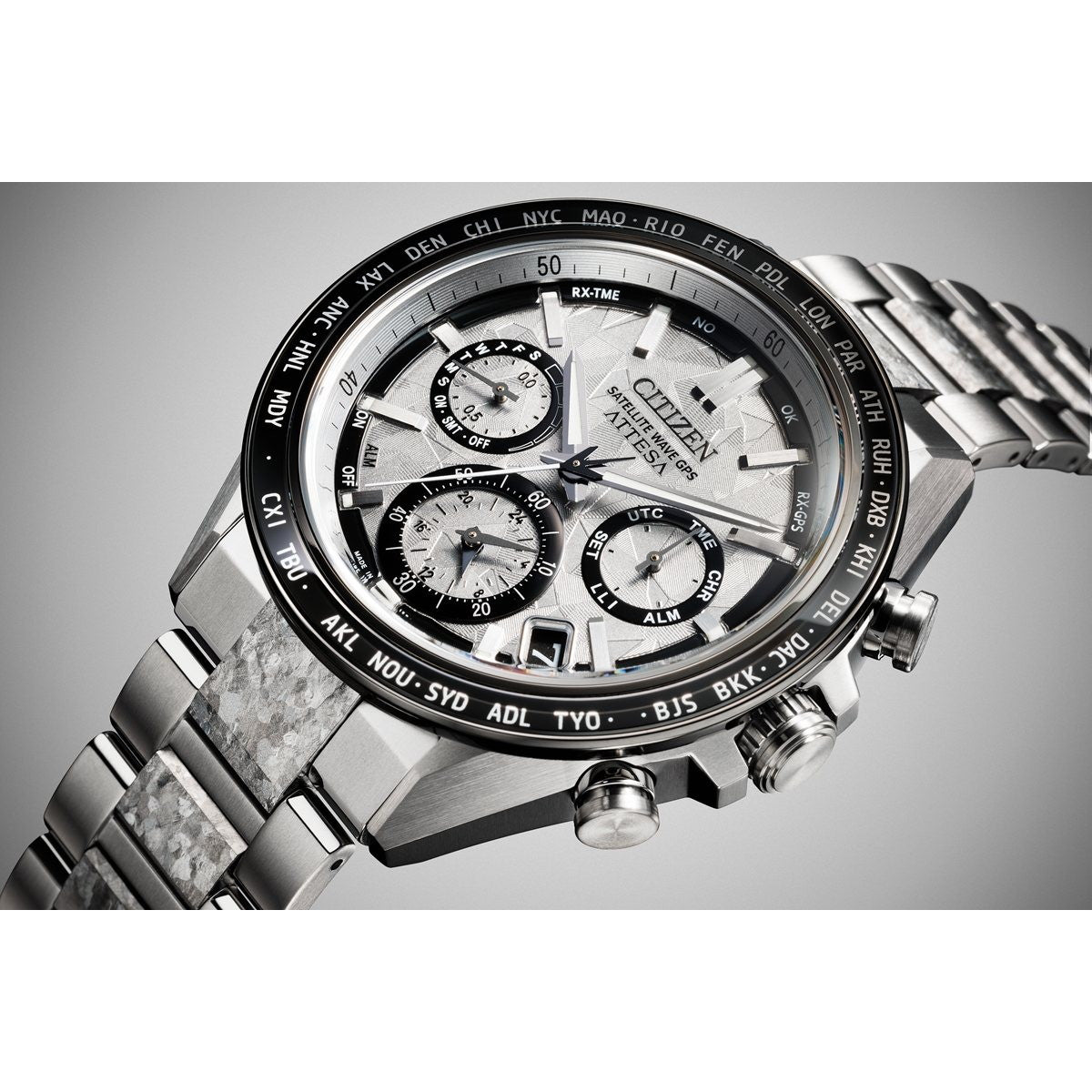 シチズン アテッサ CITIZEN ATTESA エコドライブ GPS衛星電波時計 限定 CC4076-65A ダブルダイレクトフライト ACT Line Platinum Shine Collection【2025 新作】