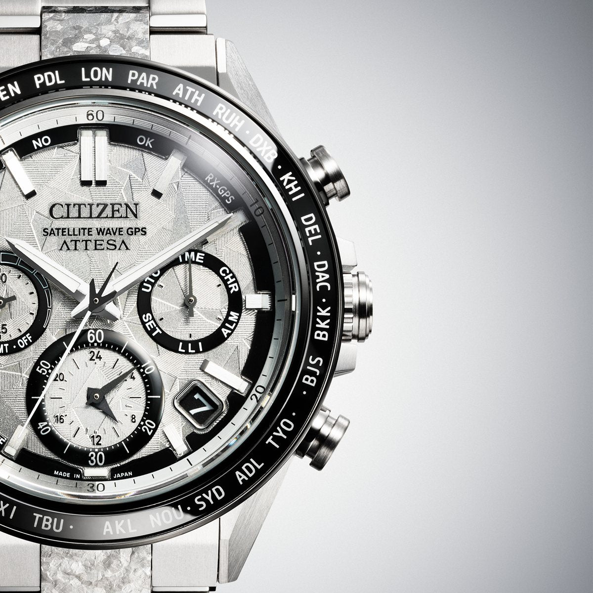 シチズン アテッサ CITIZEN ATTESA エコドライブ GPS衛星電波時計 限定 CC4076-65A ダブルダイレクトフライト ACT Line Platinum Shine Collection【2025 新作】