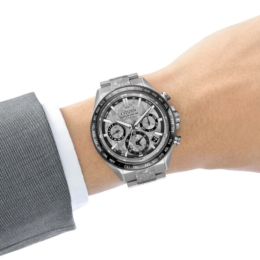 シチズン アテッサ CITIZEN ATTESA エコドライブ GPS衛星電波時計 限定 CC4076-65A ダブルダイレクトフライト ACT Line Platinum Shine Collection【2025 新作】
