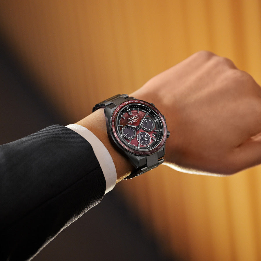 シチズン アテッサ CITIZEN ATTESA エコドライブ GPS衛星電波時計 限定 CC4077-71Z ダブルダイレクトフライト ACT Line Black Titanium Series【2026 新作】