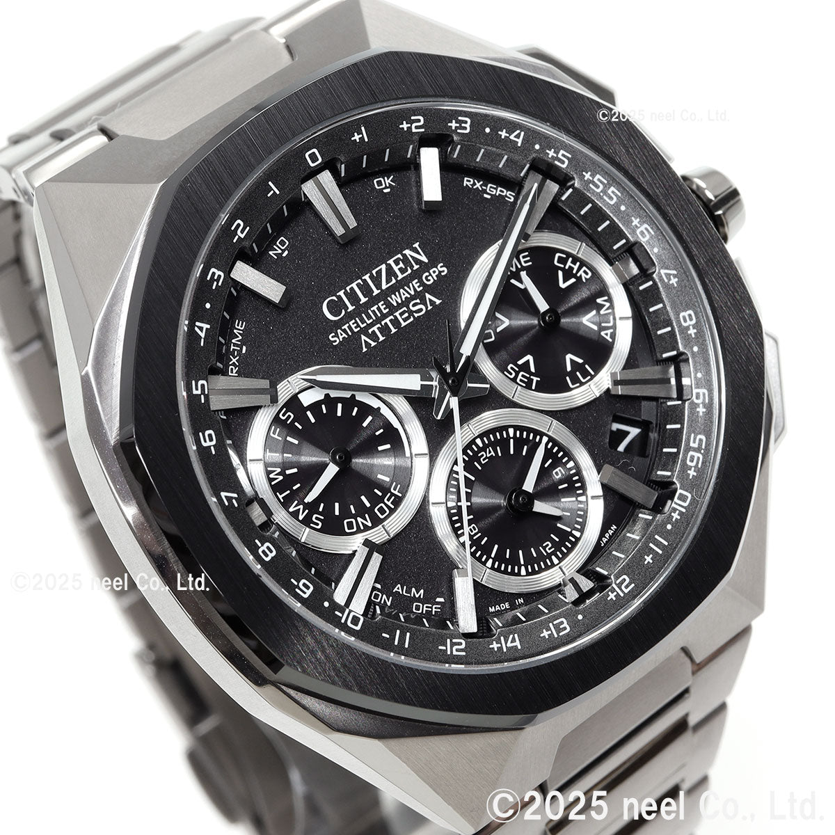 シチズン アテッサ CITIZEN ATTESA エコドライブ GPS衛星電波時計 腕時計 メンズ CC4104-53E ダブルダイレクトフライト ACT Line【2025 新作】