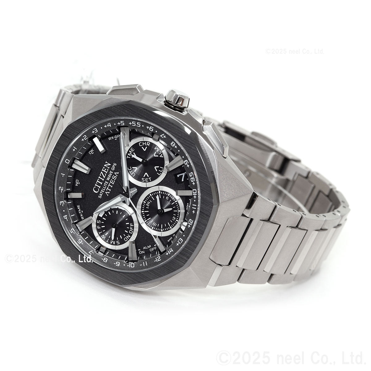 シチズン アテッサ CITIZEN ATTESA エコドライブ GPS衛星電波時計 腕時計 メンズ CC4104-53E ダブルダイレクトフライト ACT Line【2025 新作】
