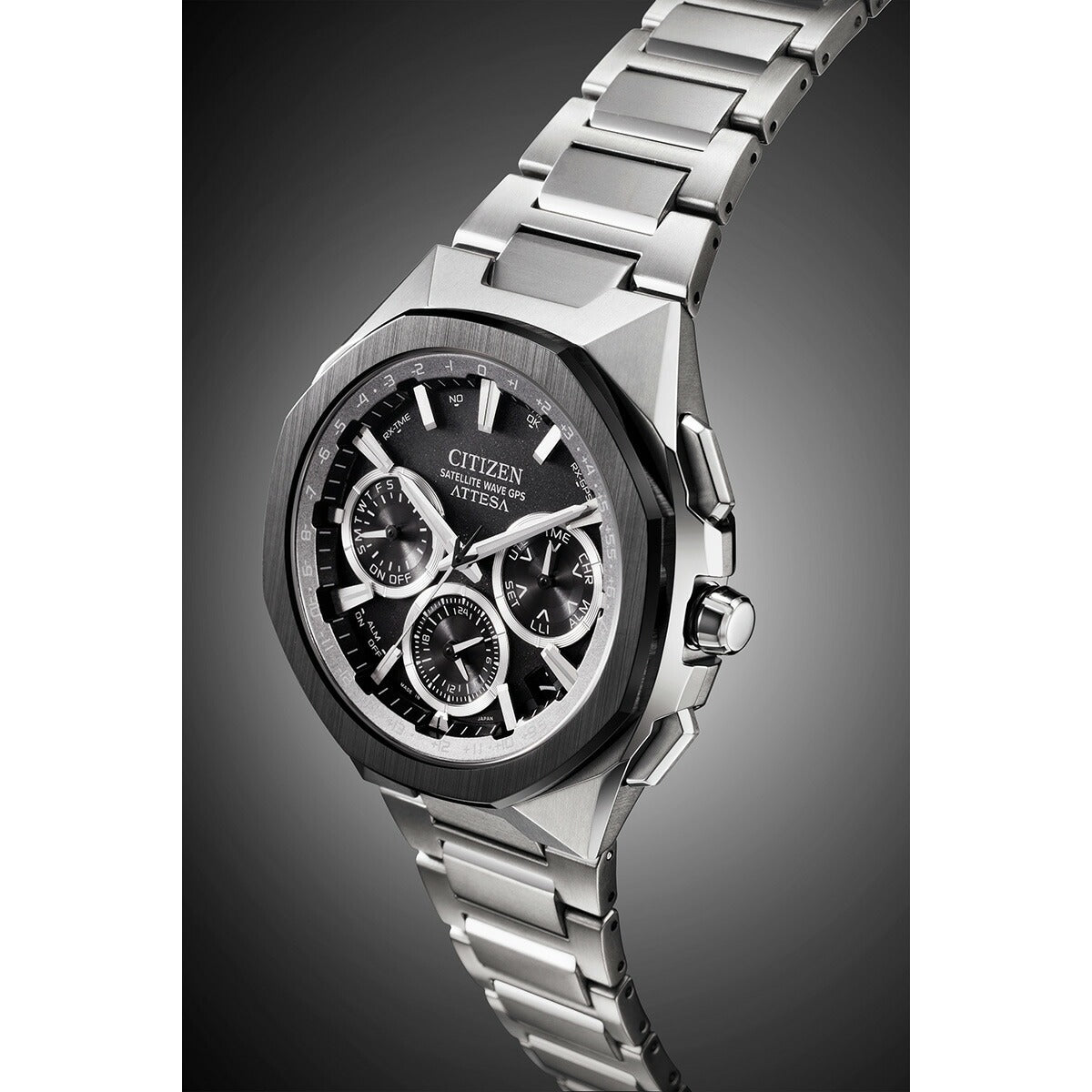 シチズン アテッサ CITIZEN ATTESA エコドライブ GPS衛星電波時計 腕時計 メンズ CC4104-53E ダブルダイレクトフライト ACT Line【2025 新作】