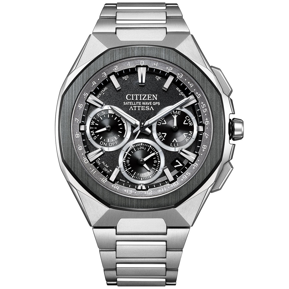 シチズン アテッサ CITIZEN ATTESA エコドライブ GPS衛星電波時計 腕時計 メンズ CC4104-53E ダブルダイレクトフライト ACT Line【2025 新作】