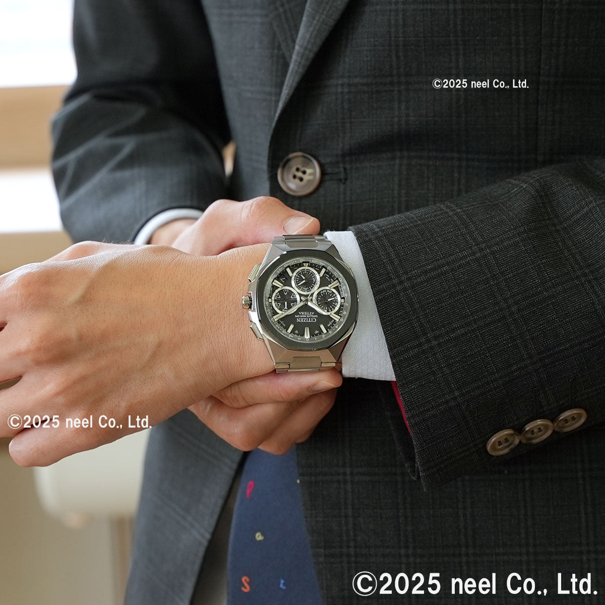 シチズン アテッサ CITIZEN ATTESA エコドライブ GPS衛星電波時計 腕時計 メンズ CC4104-53E ダブルダイレクトフライト ACT Line【2025 新作】