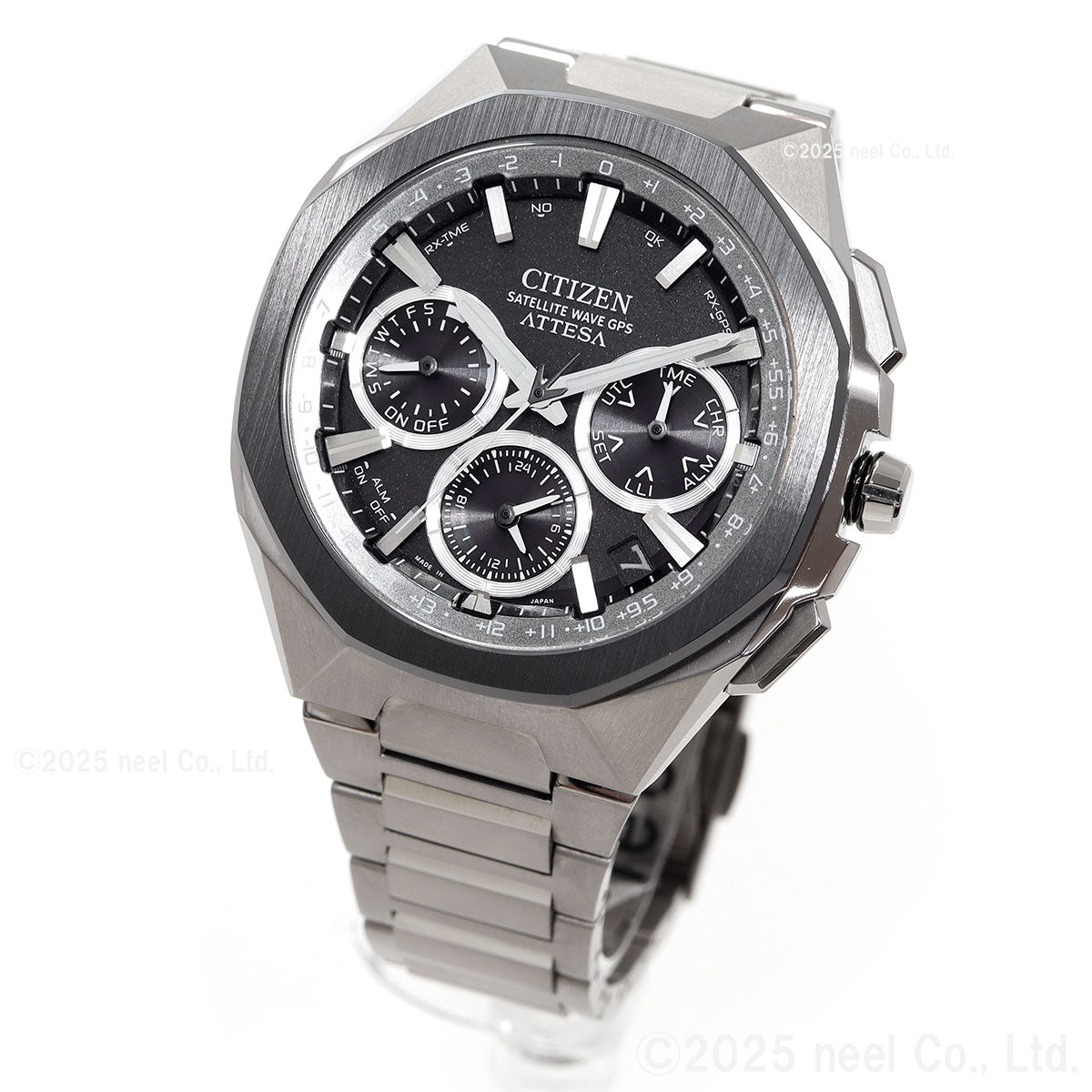 シチズン アテッサ CITIZEN ATTESA エコドライブ GPS衛星電波時計 腕時計 メンズ CC4104-53E ダブルダイレクトフライト ACT Line【2025 新作】