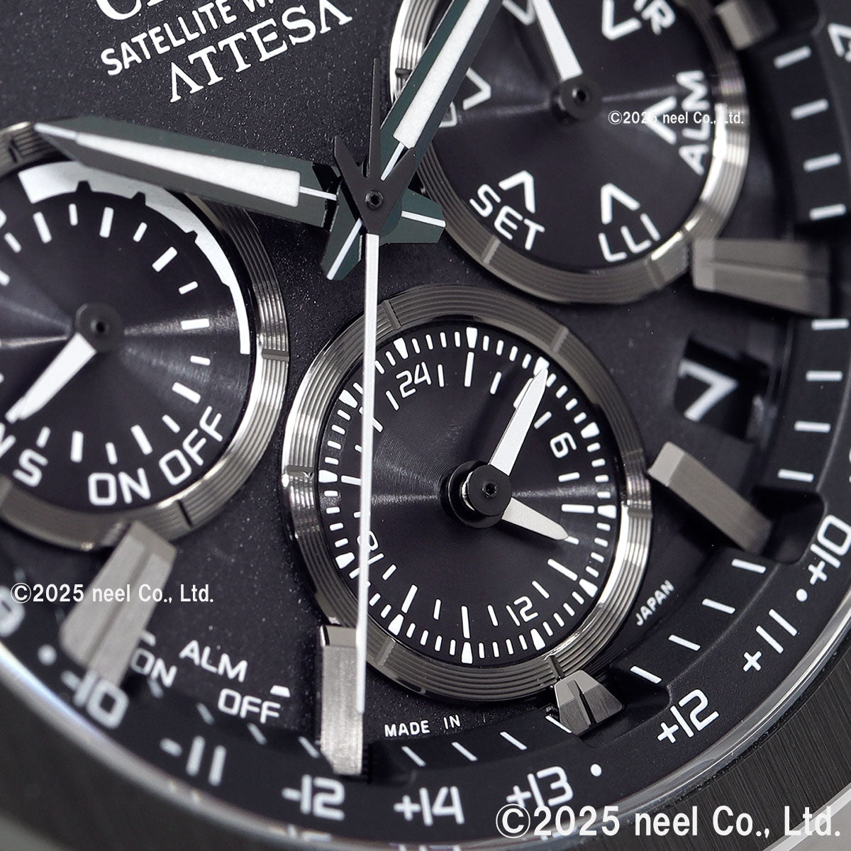 シチズン アテッサ CITIZEN ATTESA エコドライブ GPS衛星電波時計 腕時計 メンズ CC4105-69E ダブルダイレクトフライト ACT Line ブラックチタニウム【2025 新作】