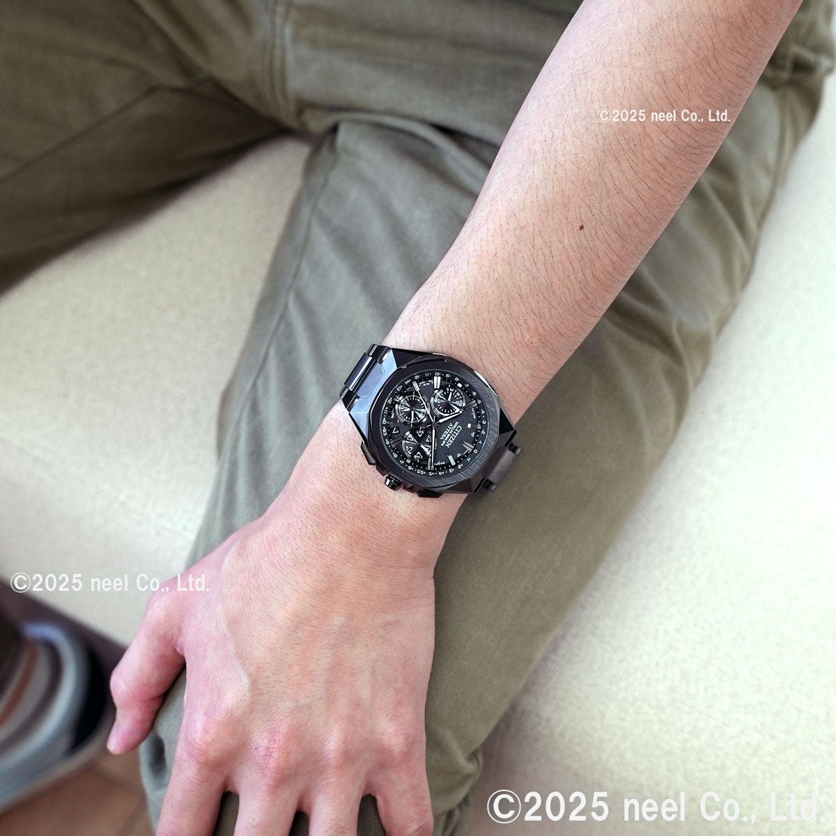シチズン アテッサ CITIZEN ATTESA エコドライブ GPS衛星電波時計 腕時計 メンズ CC4105-69E ダブルダイレクトフライト ACT Line ブラックチタニウム【2025 新作】