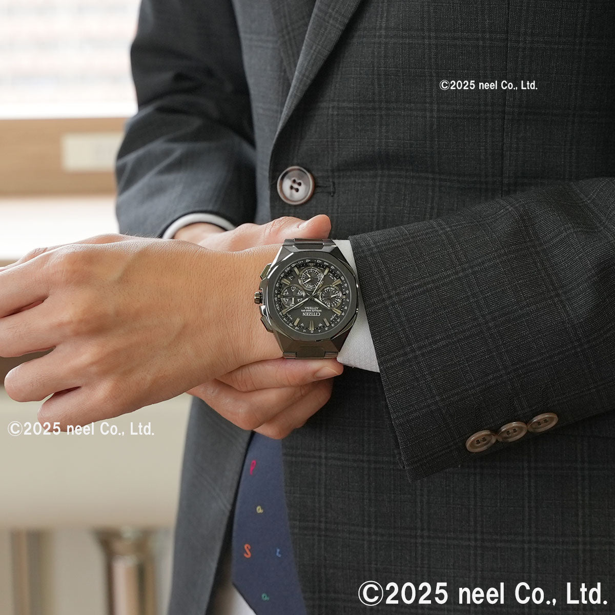 シチズン アテッサ CITIZEN ATTESA エコドライブ GPS衛星電波時計 腕時計 メンズ CC4105-69E ダブルダイレクトフライト ACT Line ブラックチタニウム【2025 新作】