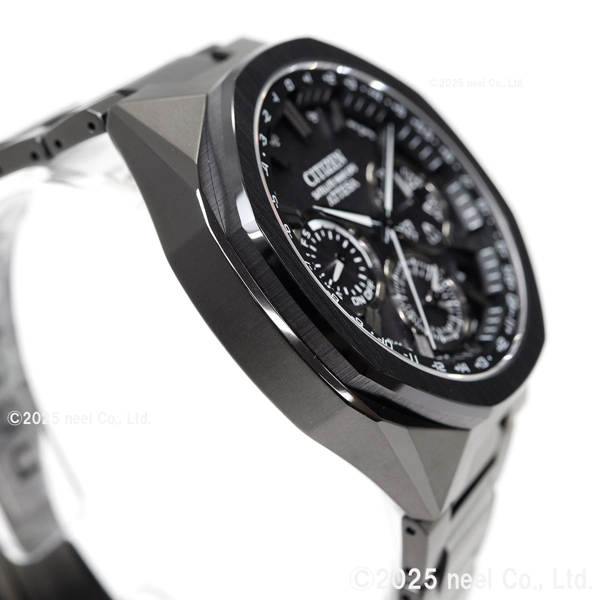 シチズン アテッサ CITIZEN ATTESA エコドライブ GPS衛星電波時計 腕時計 メンズ CC4105-69E ダブルダイレクトフライト ACT Line ブラックチタニウム【2025 新作】