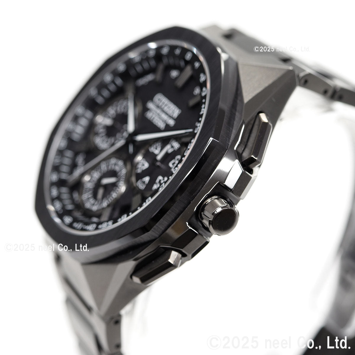 シチズン アテッサ CITIZEN ATTESA エコドライブ GPS衛星電波時計 腕時計 メンズ CC4105-69E ダブルダイレクトフライト ACT Line ブラックチタニウム【2025 新作】
