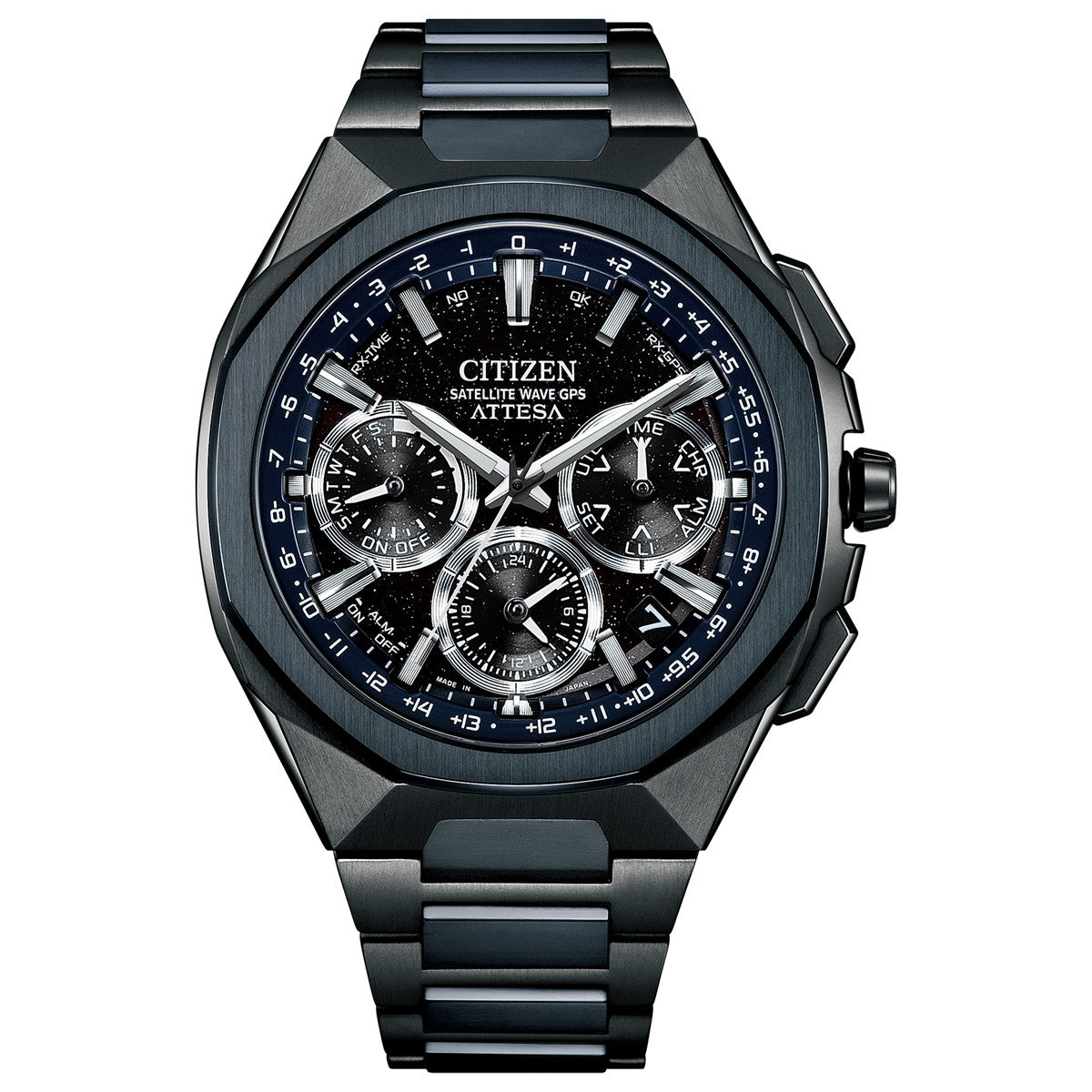 シチズン アテッサ CITIZEN ATTESA エコドライブ GPS衛星電波時計 限定モデル 腕時計 ACT Line CC4106-74E Blue Universe Collection 第2弾【2025 新作】