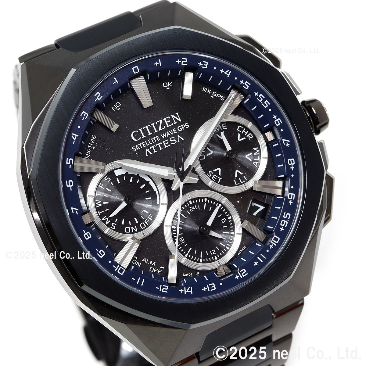 シチズン アテッサ CITIZEN ATTESA エコドライブ GPS衛星電波時計 限定モデル 腕時計 ACT Line CC4106-74E Blue Universe Collection 第2弾【2025 新作】