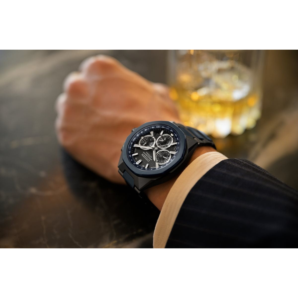 シチズン アテッサ CITIZEN ATTESA エコドライブ GPS衛星電波時計 限定モデル 腕時計 ACT Line CC4106-74E Blue Universe Collection 第2弾【2025 新作】