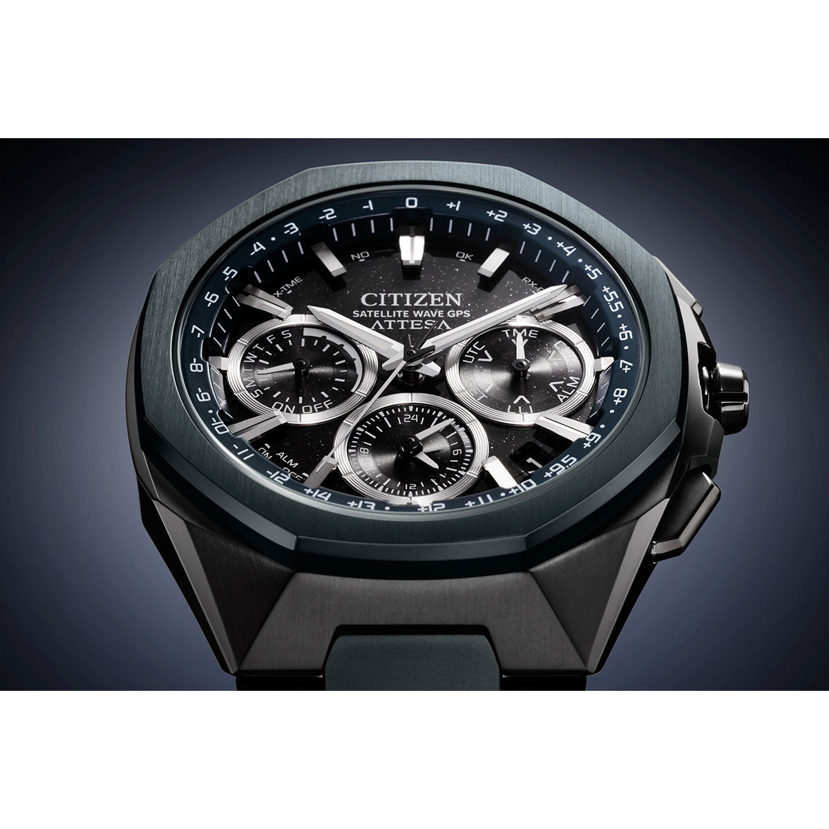 シチズン アテッサ CITIZEN ATTESA エコドライブ GPS衛星電波時計 限定モデル 腕時計 ACT Line CC4106-74E Blue Universe Collection 第2弾【2025 新作】