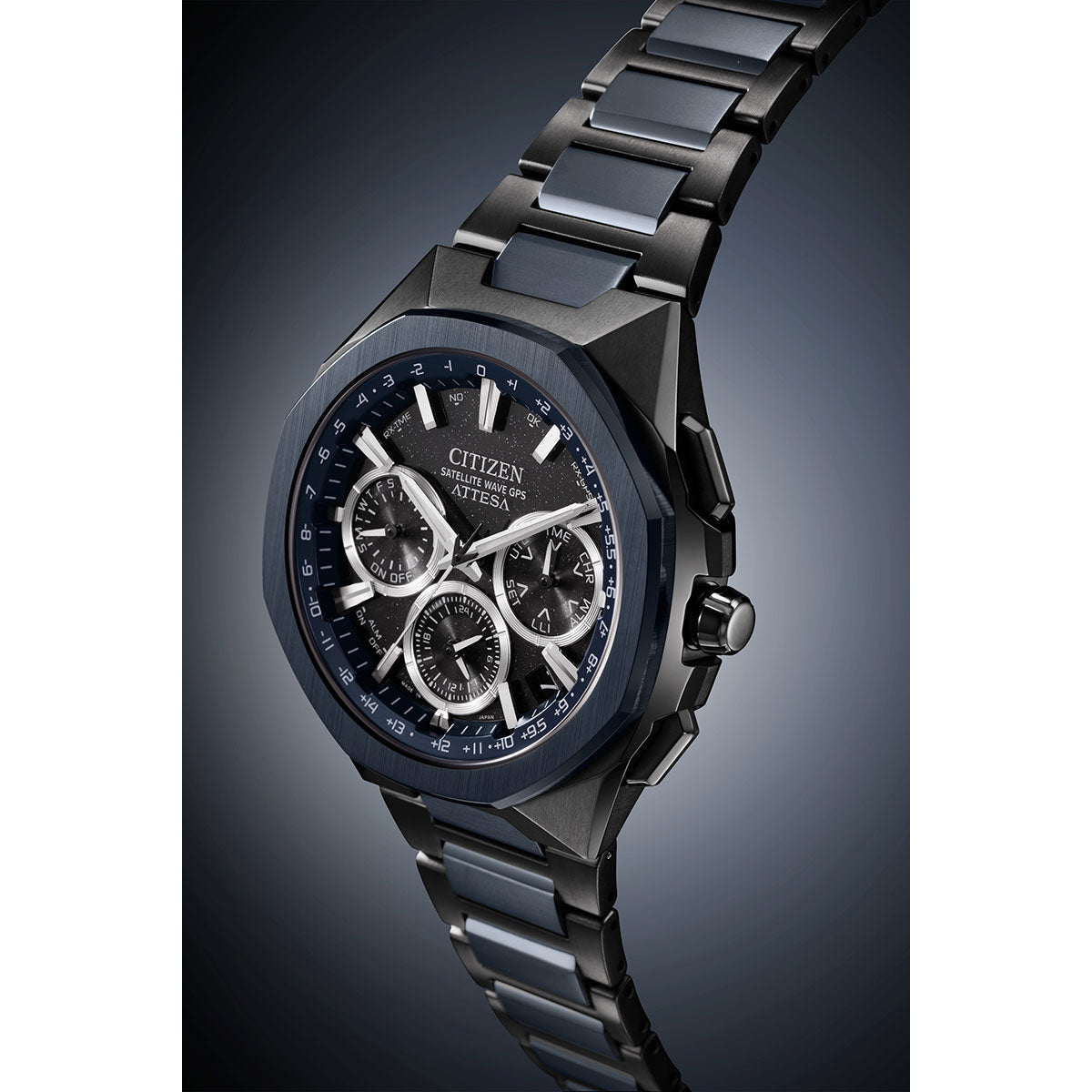 シチズン アテッサ CITIZEN ATTESA エコドライブ GPS衛星電波時計 限定モデル 腕時計 ACT Line CC4106-74E Blue Universe Collection 第2弾【2025 新作】