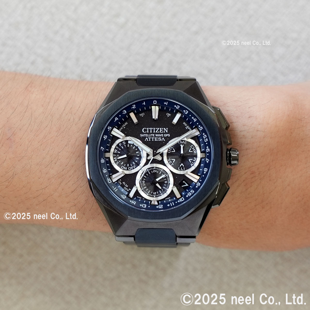 シチズン アテッサ CITIZEN ATTESA エコドライブ GPS衛星電波時計 限定モデル 腕時計 ACT Line CC4106-74E Blue Universe Collection 第2弾【2025 新作】