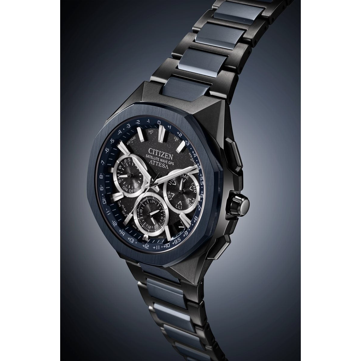 シチズン アテッサ CITIZEN ATTESA エコドライブ GPS衛星電波時計 限定モデル 腕時計 ACT Line CC4106-74E Blue Universe Collection 第2弾【2025 新作】