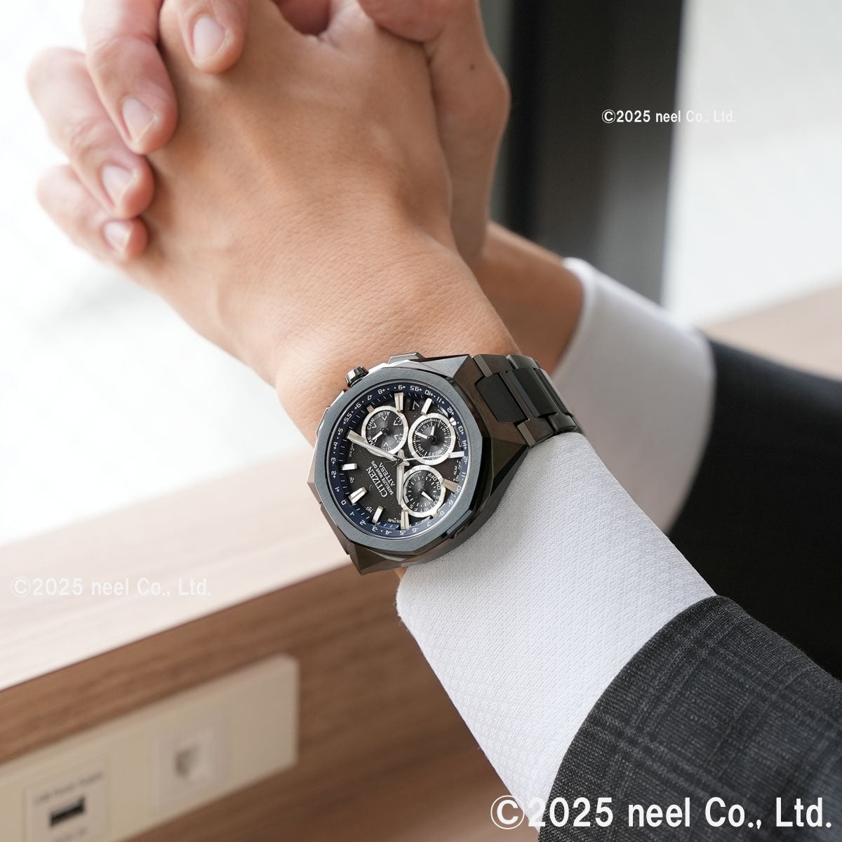 シチズン アテッサ CITIZEN ATTESA エコドライブ GPS衛星電波時計 限定モデル 腕時計 ACT Line CC4106-74E Blue Universe Collection 第2弾【2025 新作】