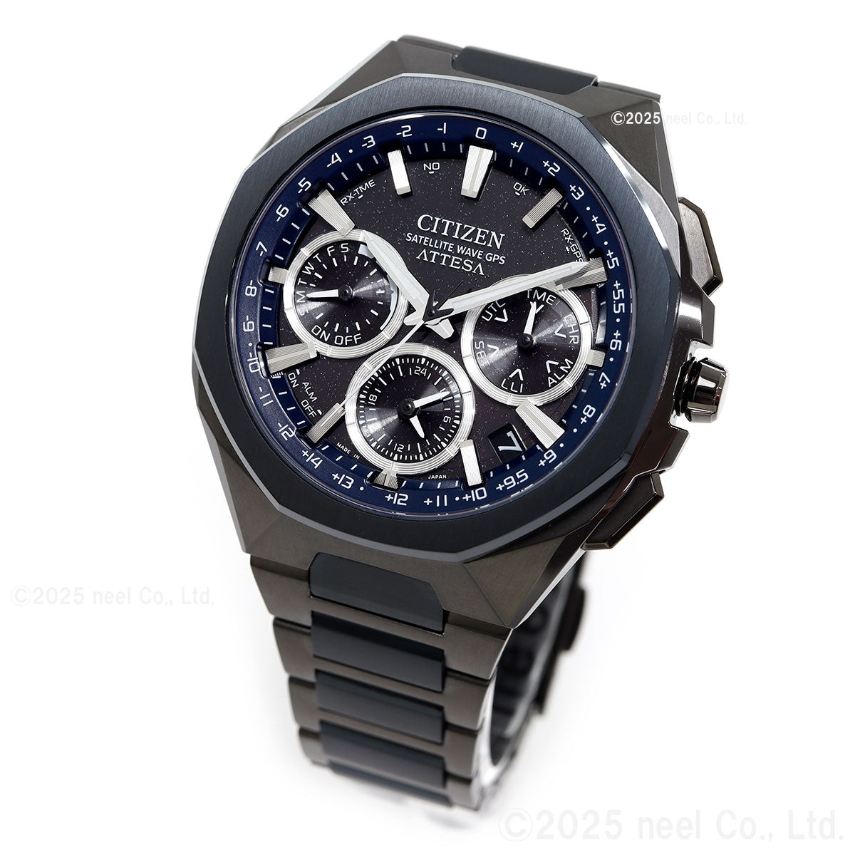 シチズン アテッサ CITIZEN ATTESA エコドライブ GPS衛星電波時計 限定モデル 腕時計 ACT Line CC4106-74E Blue Universe Collection 第2弾【2025 新作】