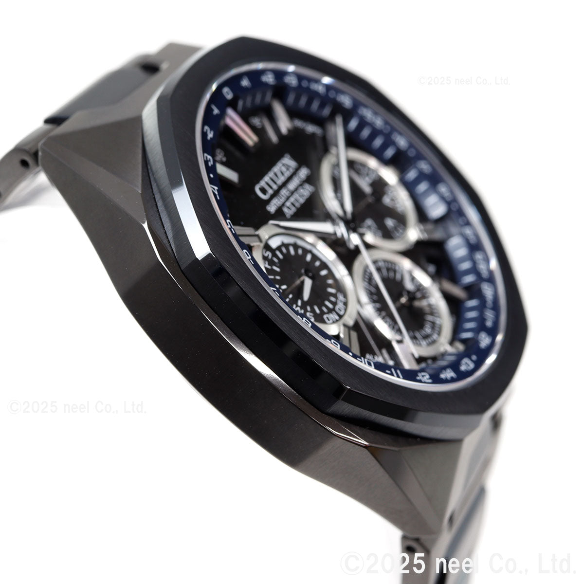 シチズン アテッサ CITIZEN ATTESA エコドライブ GPS衛星電波時計 限定モデル 腕時計 ACT Line CC4106-74E Blue Universe Collection 第2弾【2025 新作】