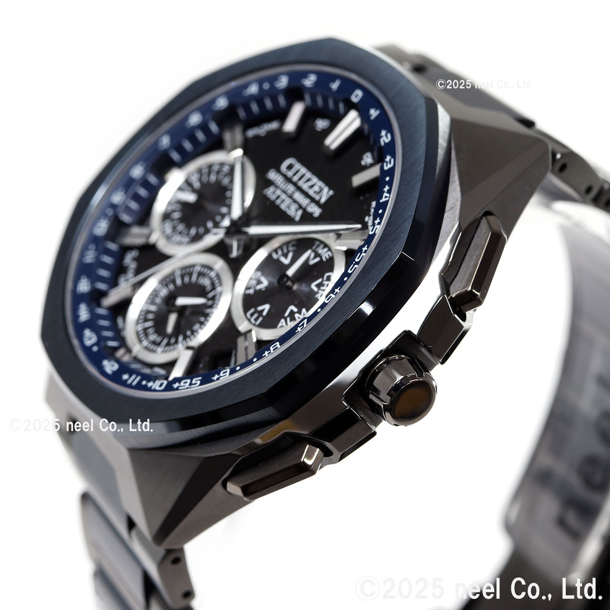 シチズン アテッサ CITIZEN ATTESA エコドライブ GPS衛星電波時計 限定モデル 腕時計 ACT Line CC4106-74E Blue Universe Collection 第2弾【2025 新作】